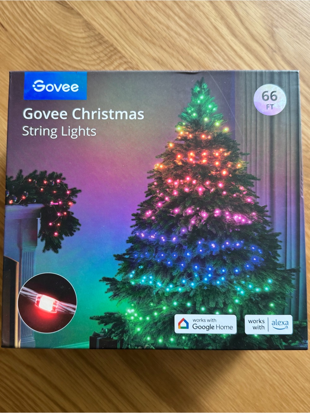 Govee Christmas RGB String Lights - Multicolor (66 ft)